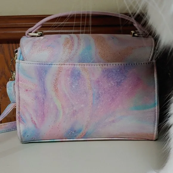 Betsey Johnson Luv Betsey Marble Mini Crossbody Hand Bag - Picture 6 of 16